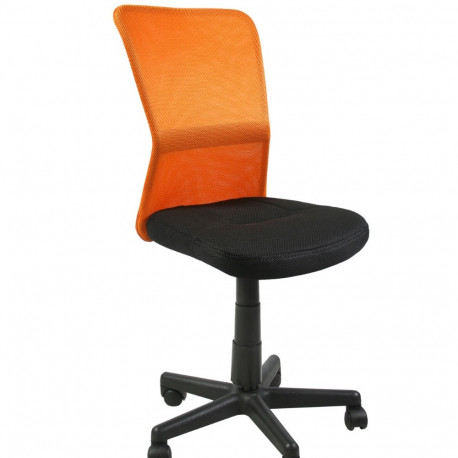 Töötool BELICE võrkseljatugi , 27731/ max 80kg/ must-oranž võrkkangas+must