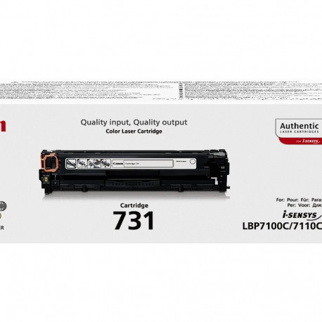 Tooner Canon 731Yellow 1500lk@5% LBP-7100cn/LBP-7110cw/MF6680DN, MF8230Cn, MF8280Cw, MF628CW, MF623C