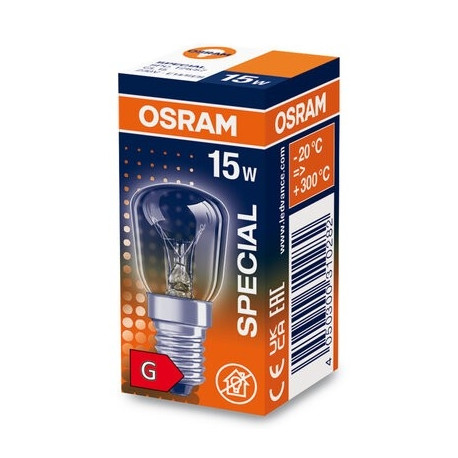 Lamp PL15W E14 ( kodumasinatele ja paberist jõulutähtedele) SPC. T26/57 CL1, 1000h