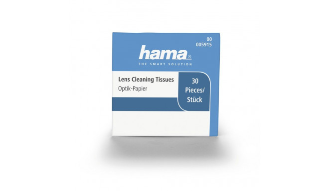 Puhastuslapid Hama Lens Cleaning Tissues, 6x12cm, 150tk (5pk, igas 30tk) silikoonivaba puhastuspaber