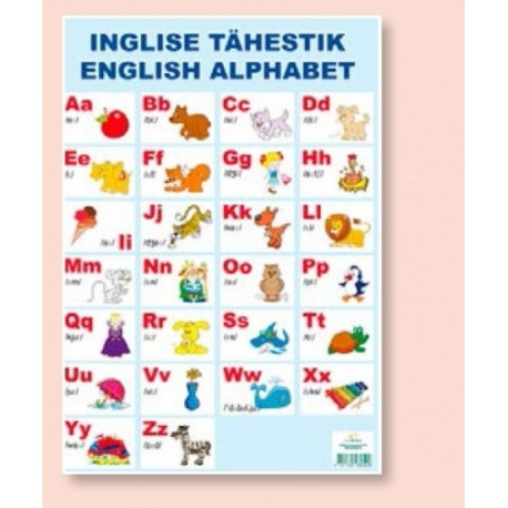 Õppekaart Inglise Tähestik A3