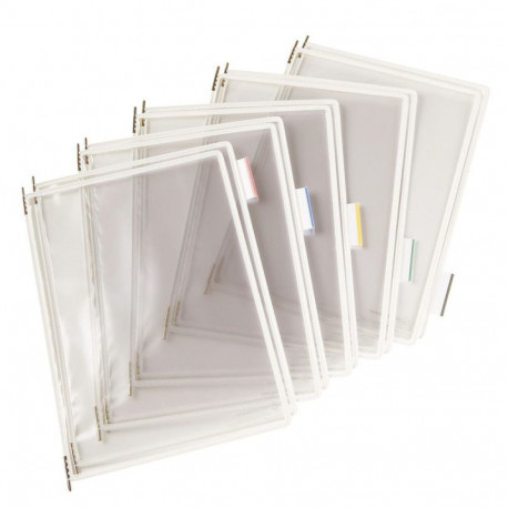 Sirvimissüsteem Tarifold A4 tasku, valge, 10tk.