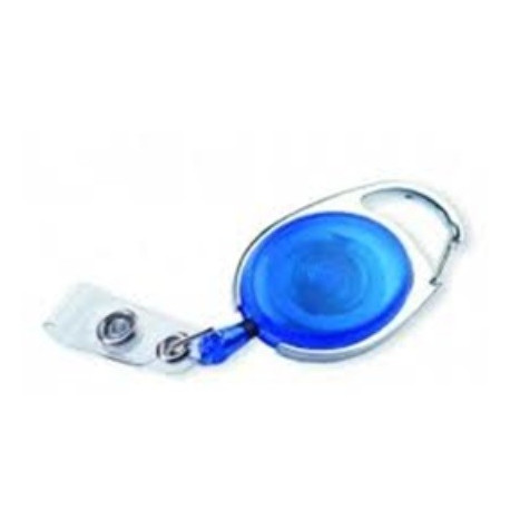 Kaardihoidja YOYO karabiiniga , Clip läbipaistev sinine