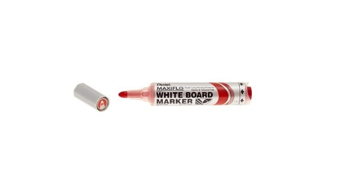 Tahvlimarker MAXIFLO MWL5M punane, ümara otsaga 2mm, Pentel
