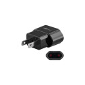 Goobay 45344 power plug adapter Type A Type C (Europlug) Black
