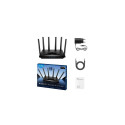 Cudy WR11000 wireless router 2.5 Gigabit Ethernet Tri-band (2.4 GHz / 5 GHz / 6 GHz) Black