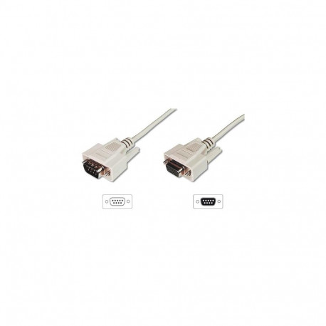 Digitus Datatransfer extension cable, D-Sub9/M - D-Sub9/F