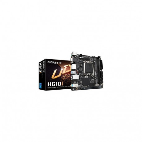 GIGABYTE H610I Motherboard - Supports Intel Core 14th CPUs, 4+1+1 Hybrid Digital VRM, up to 5600MHz