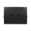 Lanberg WF01-6412-10B rack cabinet 12U Wall mounted rack Black