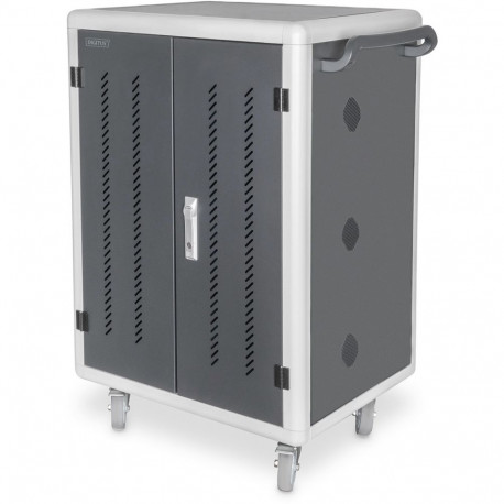 "DIGITUS Mobiler Ladeschrank für 30 Notebooks / Tablets bis 15,6 Zoll, USB- C"