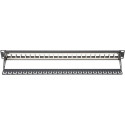 "DIGITUS Patchpanel 1HE 24-Port Modular Patchpanel schwarz"