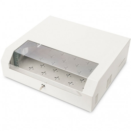 "DIGITUS Wandgehäuse SOHO 3HE 145x500x475 mm grau Slim"