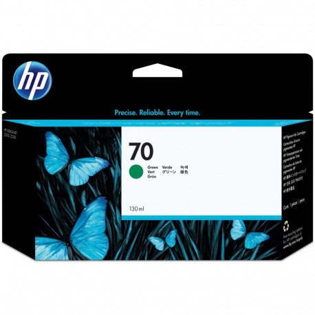 "HP 70 original Ink cartridge C9457A green standard capacity 130ml 1-pack with Vivera Ink cartridge"