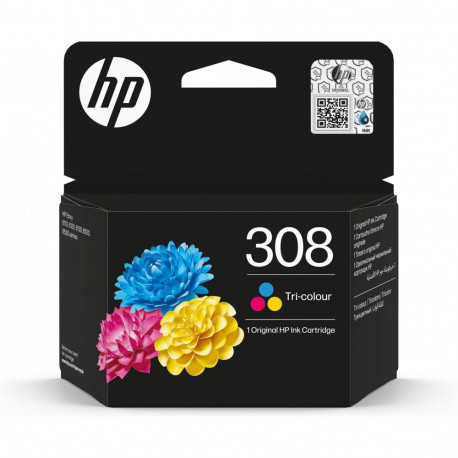 "HP 308 Tri-color Original Ink Cartridge"
