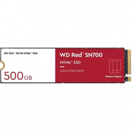 "M.2 WD Red SN700 NVMe 500GB M.2 2280 PCIe Gen3 8Gb/s internal drive for NAS devices"