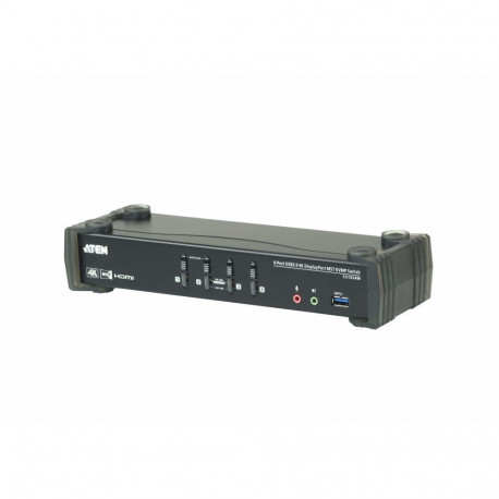 "ATEN CS1924M 4-Port USB 3.0 4K DisplayPort MST KVM Switch"