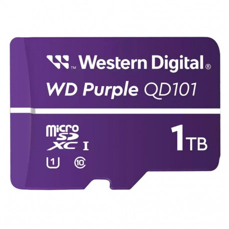 "CARD WD Purple 1TB Surveillance microSD XC Class - 10 UHS 1"