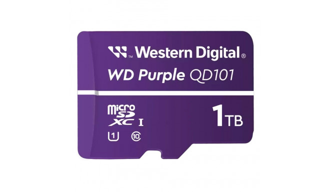 "CARD WD Purple 1TB Surveillance microSD XC Class - 10 UHS 1"