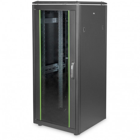 "DIGITUS Netzwerkschrank Unique 26HE 1342x600x600mm schwarz (Speditionsversand)"