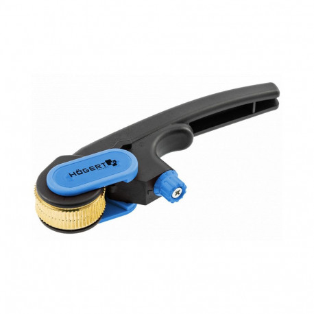 Hogert HT1P104 wire stripping tool, 0-5mm, 25mm, PVC, PE, RR, RN, adjustable, longitudinal and circu