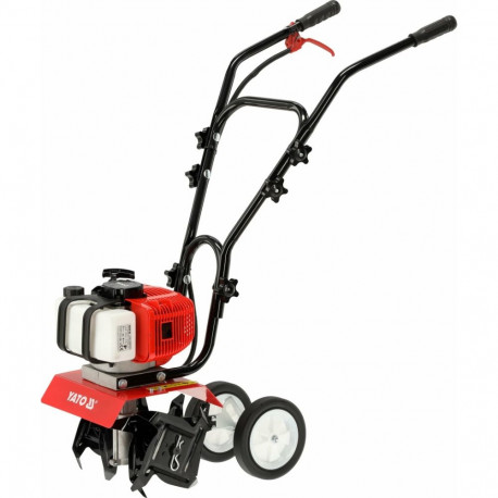 Petrol tiller for soil loosening and preparation 2-stroke 52cm³ 1.45kW 300mm 100-150mm YT-84861 YATO