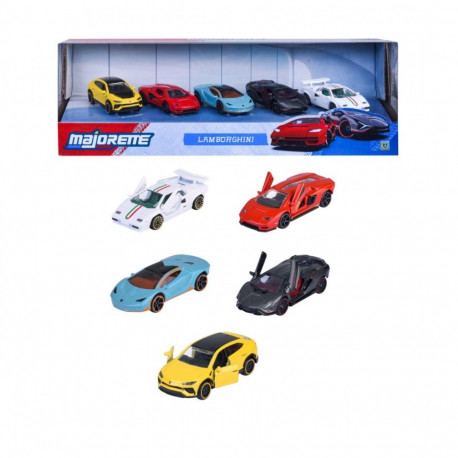 Vehicles set Lamborghini 5 Pieces Giftpack
