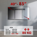 Maclean extra slim TV mount MC-123