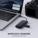 Aukey USB hub CB-C71 Aluminium USB-C 8in1 RJ45/3xUSB 3.1/HDMI//SD