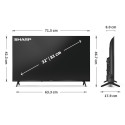 Sharp 32HF3265E 32-tolline Google TV