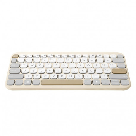 Asus Marshmallow KW100 | Keyboard | Wireless | US International | Oat Milk