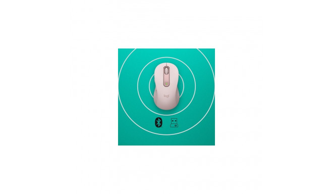 Logitech Signature M650 (910-006254) hiir RF juhtmevaba + Bluetooth optiline 2000 DPI, roosa