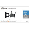 Vogels | Wall mount | MA3040-A1 | Full Motion | 32-65 " | Maximum weight (capacity) 25 kg | Black