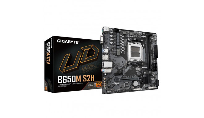 Mainboard|GIGABYTE|AMD B650|SAM5|Micro-ATX|Memory DDR5|Memory slots 2|B650MS2H1.4