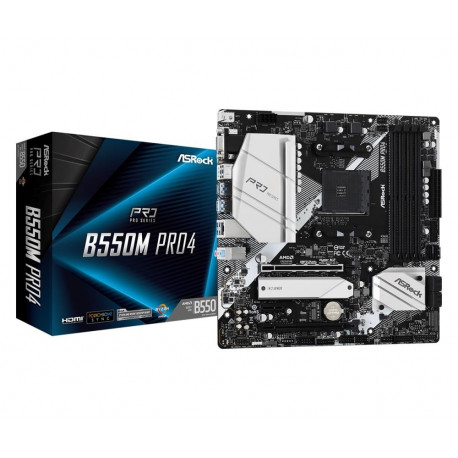 ASRock mainboard AMD B550 SAM4 microATX