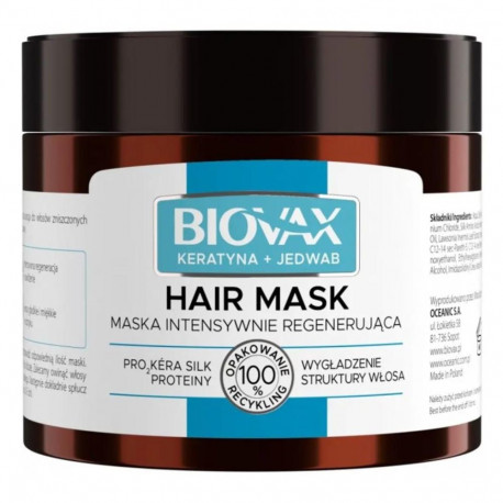 BIOTICA BIOVAX KERATINA HAIR MASK 250ML
