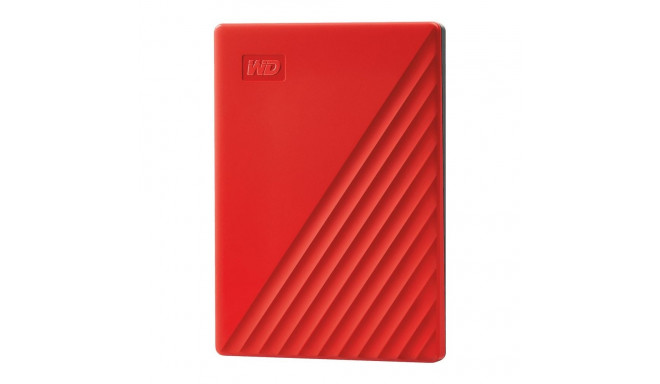 Western Digital external HDD 2TB My Passport USB 3.2, red