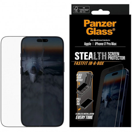Kaitseklaas PanzerGlass iPhone 17 Pro Max Stealth UWF Fastfit