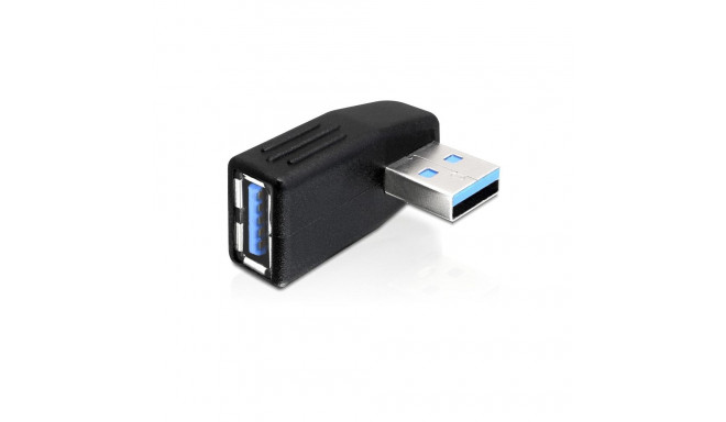 Adapter USB 3.0 male-female angled 270° horizontal