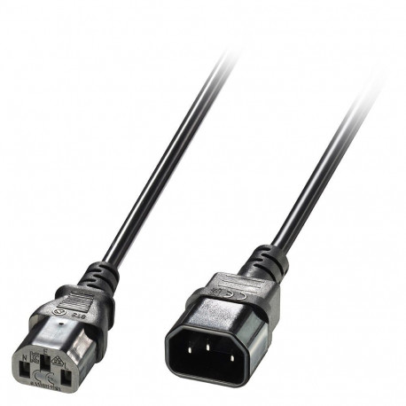 2m IEC Extension Cable IEC C14 to IEC C13
