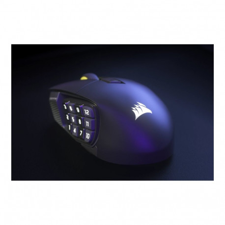 CORSAIR SCIMITAR ELITE WIRELESS SE Gaming Mouse Gun metal 33000 DPI Optical