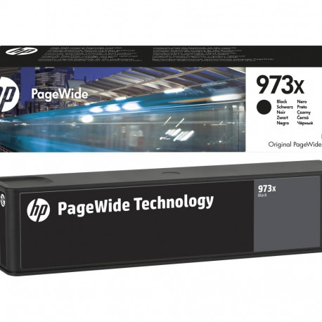 HP 973X high yield black original PageWide cartridge