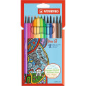 STABILO tindipliiats, Pen 68, 12 värvi STABILO tindipliiats, Pen 68, 12 värvi