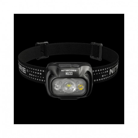 Nitecore NU33 700lm LED rechargeable headlamp with white and red beams