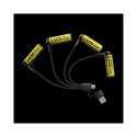 Nitecore NH2400 2400 mAh USB-C laetavad AA akud (4 tk komplektis)