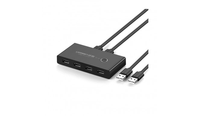 Switch USB KVM USB 2x4 UGREEN USB 2.0 (black)