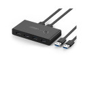 Switch USB KVM USB 2x4 UGREEN USB 2.0 (black)