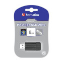 10x1 Verbatim Store n Go 8GB Pinstripe USB 2.0 must 49062