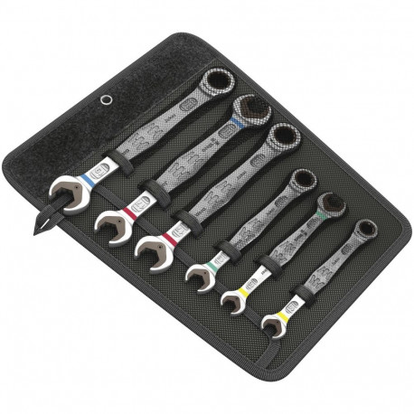 WERA Joker Set 6 parts Ratchet Combination Wrenches