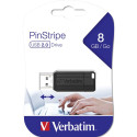Verbatim Store n Go 8GB Pinstripe USB 2.0 must 49062