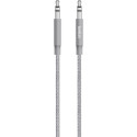 Belkin kaabel Premium Mixit 3,5mm 1,2m, hall (AV10164bt04-GRY)